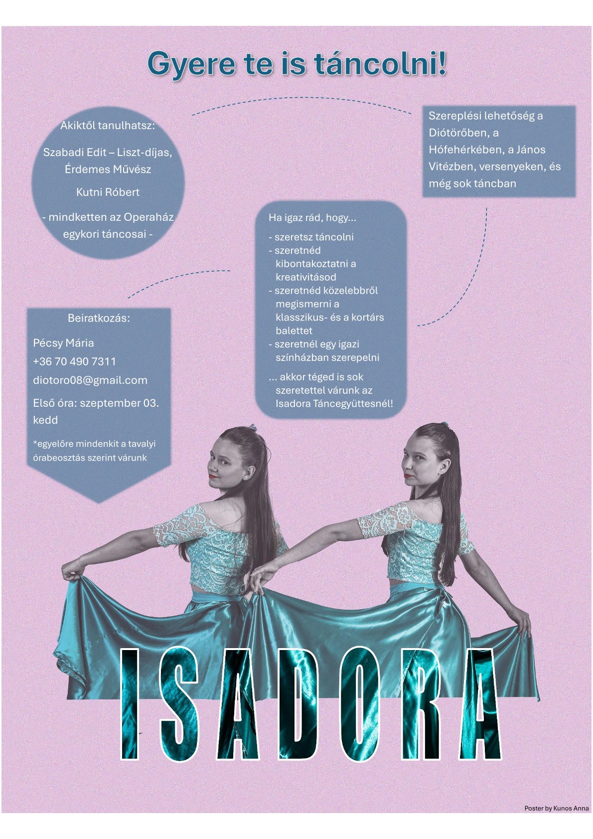 Isadora Balett plakát