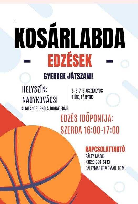 Kosárlabda plakát 2024