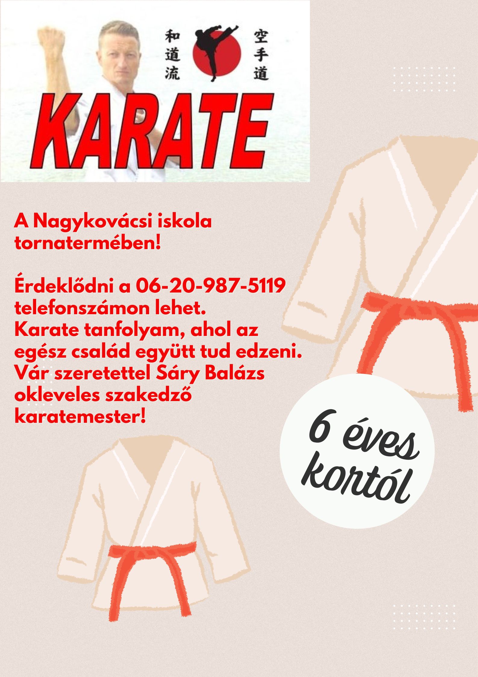 Karate plakát új 202 2025 saját